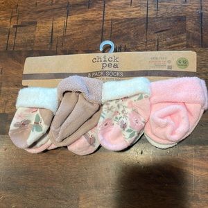 NWT Chick Pea 8 Pack Socks 6-12 Months